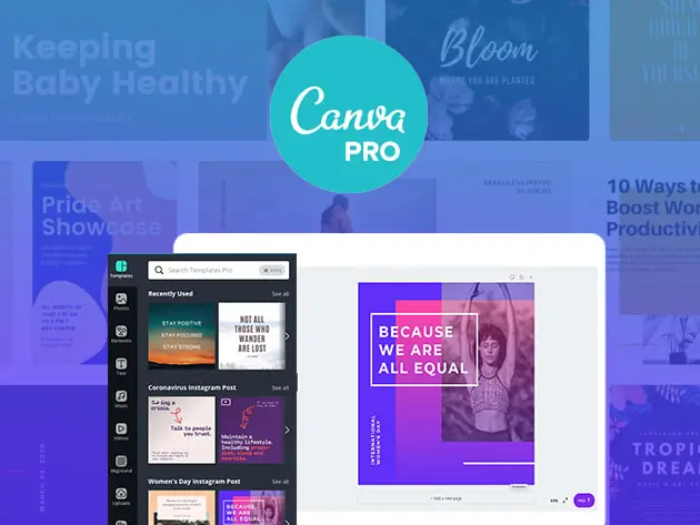 Canva pro for 1 month