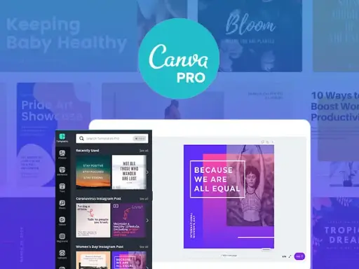 Canva pro for 1 month